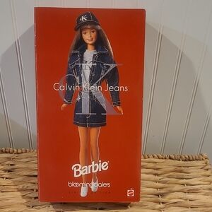 Mattel Calvin Klein Jeans Barbie in Denim Outfit BLOOMINGDALE'S 1996